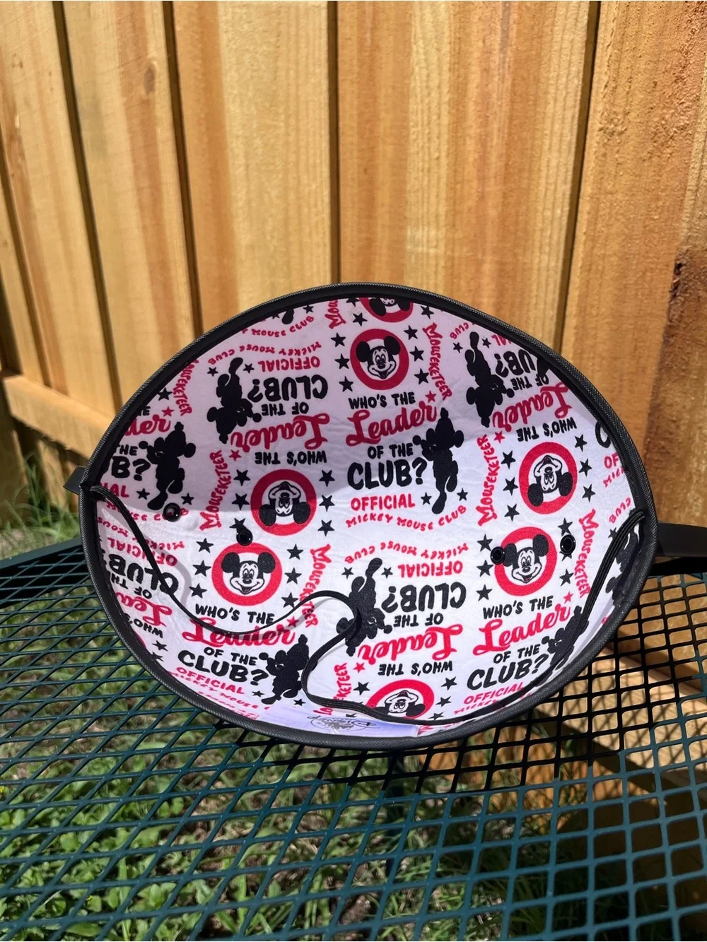 Disney Parks black felt Mickey Mouse ear hat